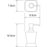 Дозатор для жидкого мыла WASSERKRAFT AMPER K-5499BLACK