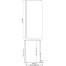 Душевое ограждение WASSERKRAFT RUR 30W39-MR