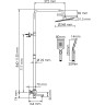 Душевой комплект WASSERKRAFT Thermo A199.259.201.BG A199.259.201.BG Thermo