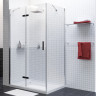 Душевой уголок WASSERKRAFT ALLER BLACK 10H06LBLACK 120x80 см
