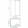 Душевой уголок WASSERKRAFT VILS 56R15 110х90 см