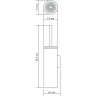 Ершик WASSERKRAFT K-1087BLACK