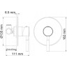Гигиенический комплект WASSERKRAFT A04156