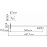 Кронштейн для верхнего душа WASSERKRAFT EXTER A110