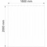 Шторка для ванной WASSERKRAFT ROSSEL SC-57102