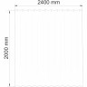 Шторка для ванной WASSERKRAFT VILS SC-10203