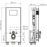 Система инсталляции для унитазов WASSERKRAFT GLAN 66TLT.010.ME.WH.WH02