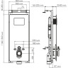 Система инсталляции для унитазов WASSERKRAFT SALM 27TLT.010.ME.WH.CH04