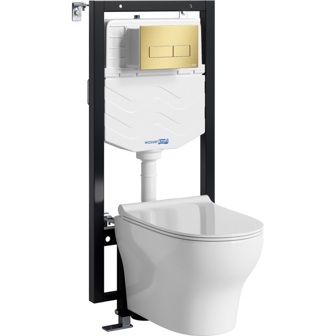 Система инсталяции с унитазом WASSERKRAFT VILS 56TLT.010.ME.MG03.H001